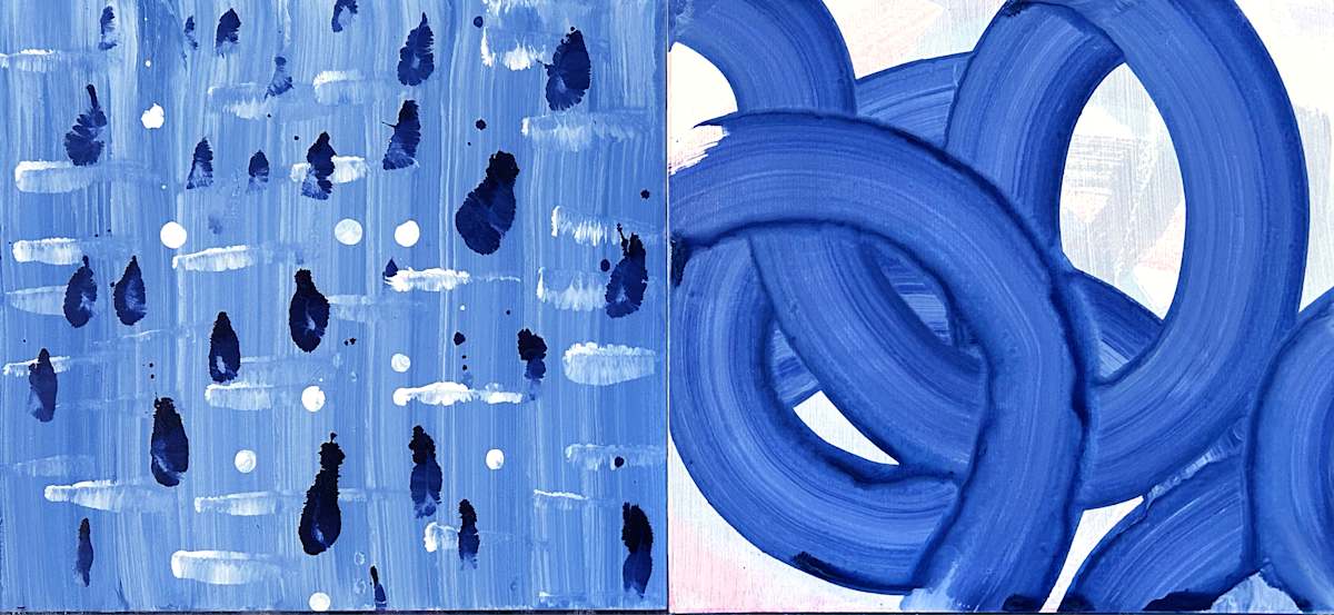 Winter Music (Diptych) by Yeachin Tsai 