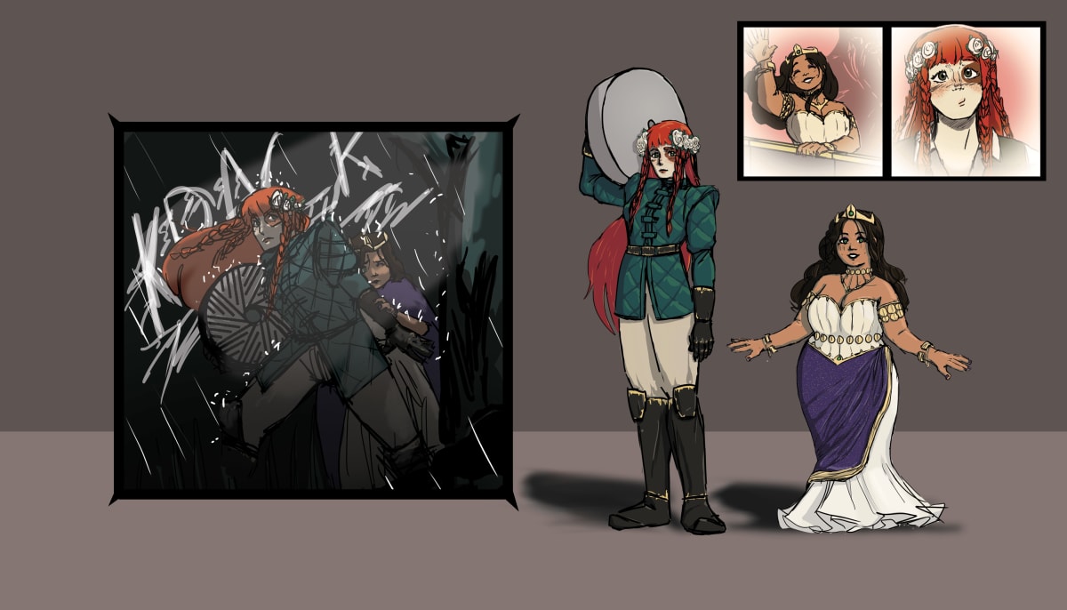 Juniper- Character Concept Designs by Clare O'Brien 