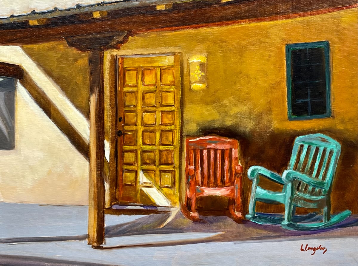 Pueblo Conversation by Laura Lengeling 