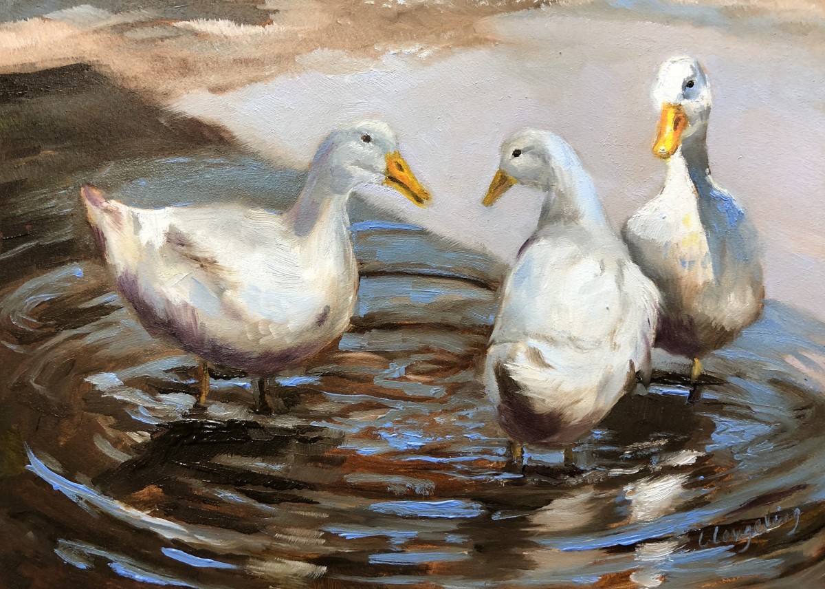 Puddle Ducks by Laura Lengeling 