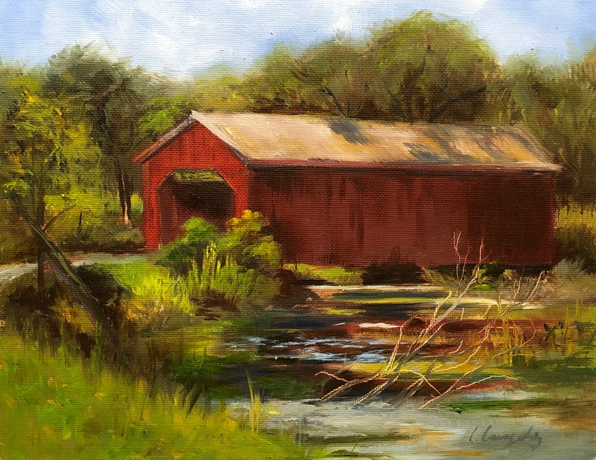 Easter Lake Covered Bridge by Laura Lengeling 