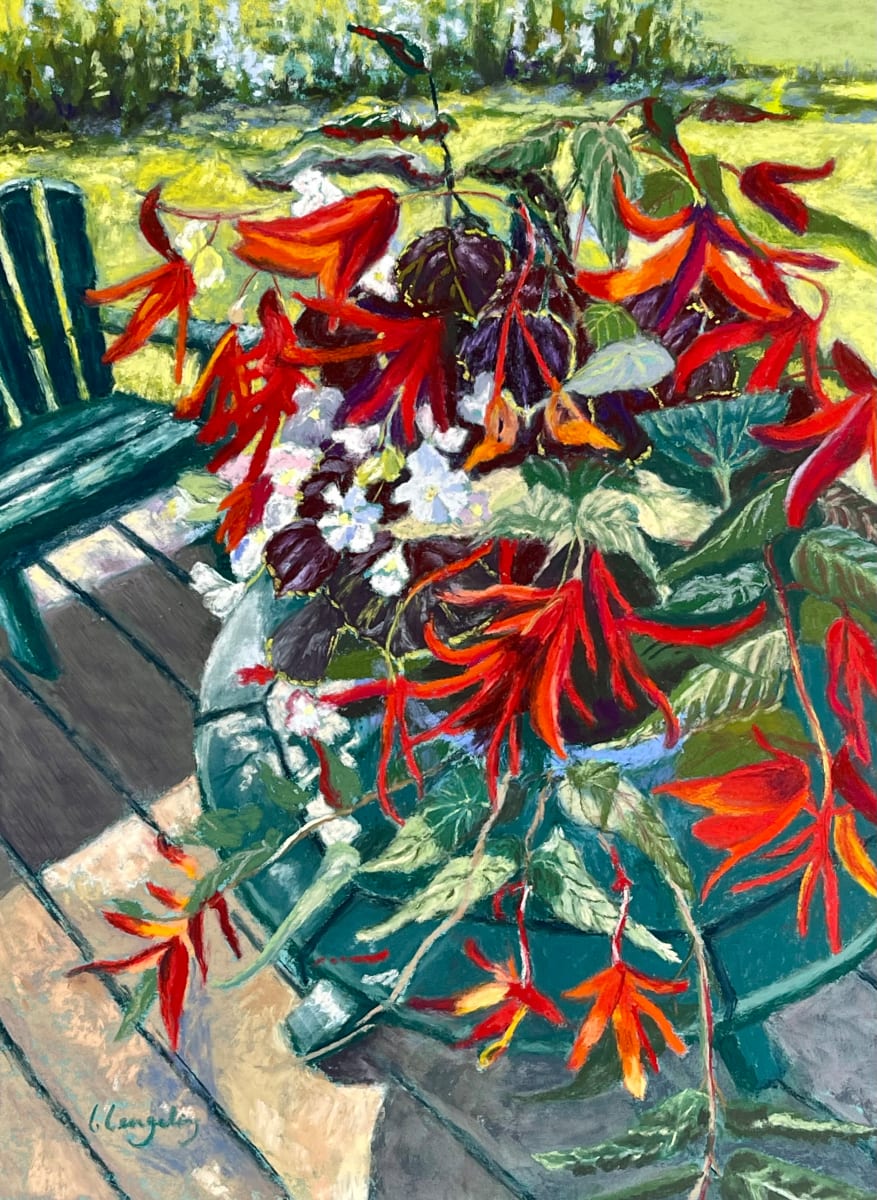 Heat Wave Begonias by Laura Lengeling 