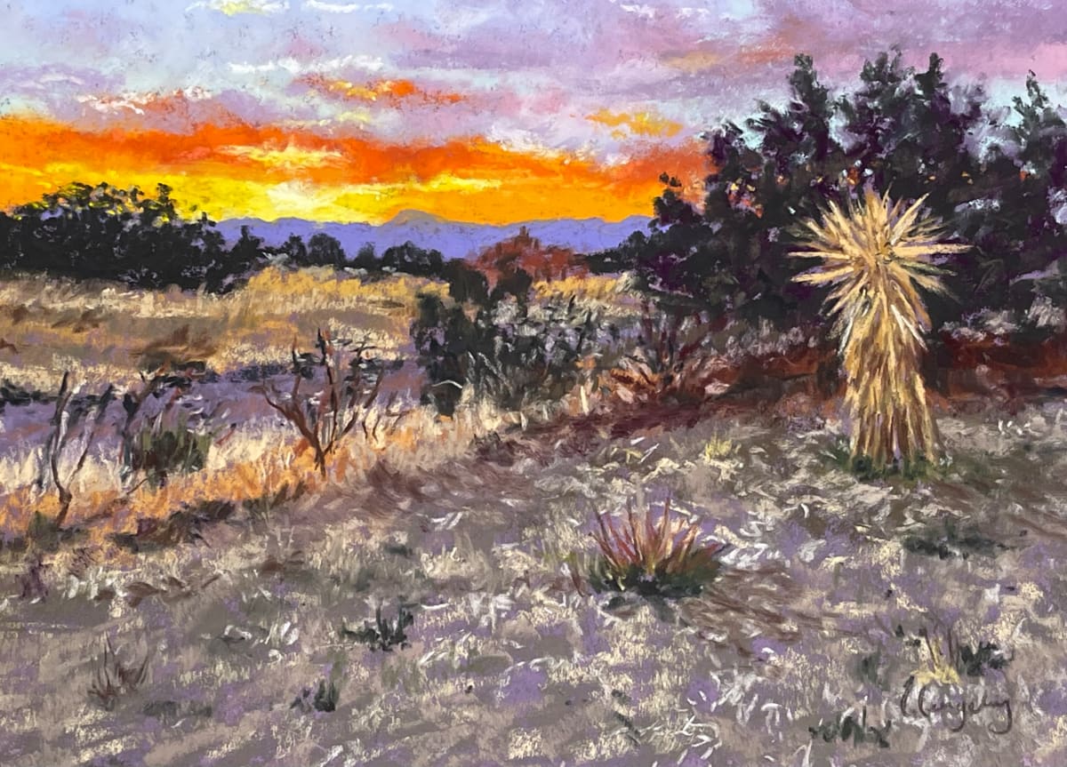Splendor in Death by Laura Lengeling  Image: Santa Fe landscape