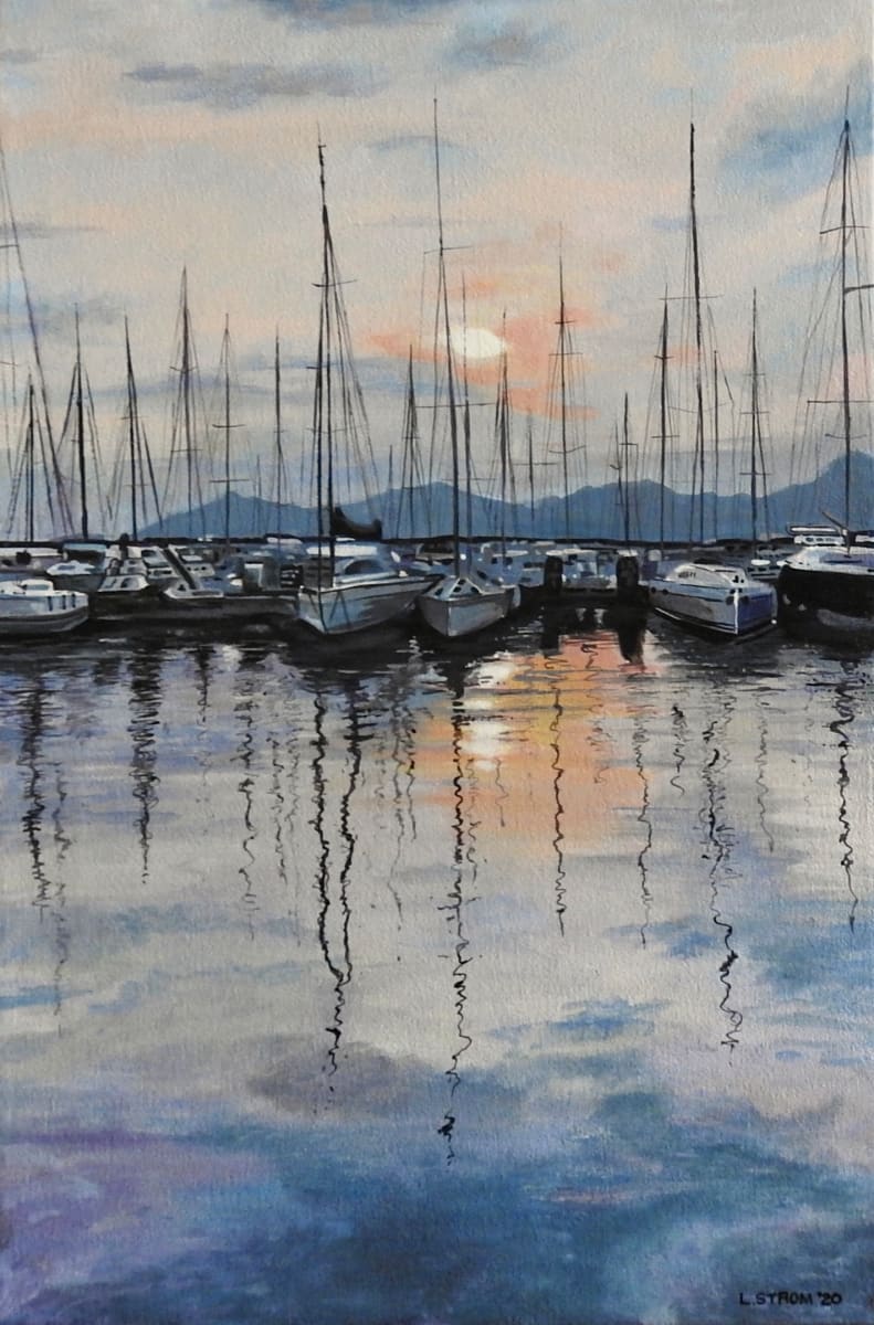 St. Tropez Evening by Lori Strom 