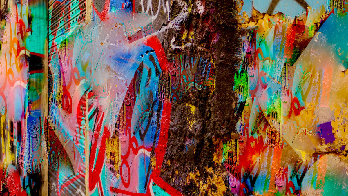 Grate and Wall by Alan Michel 