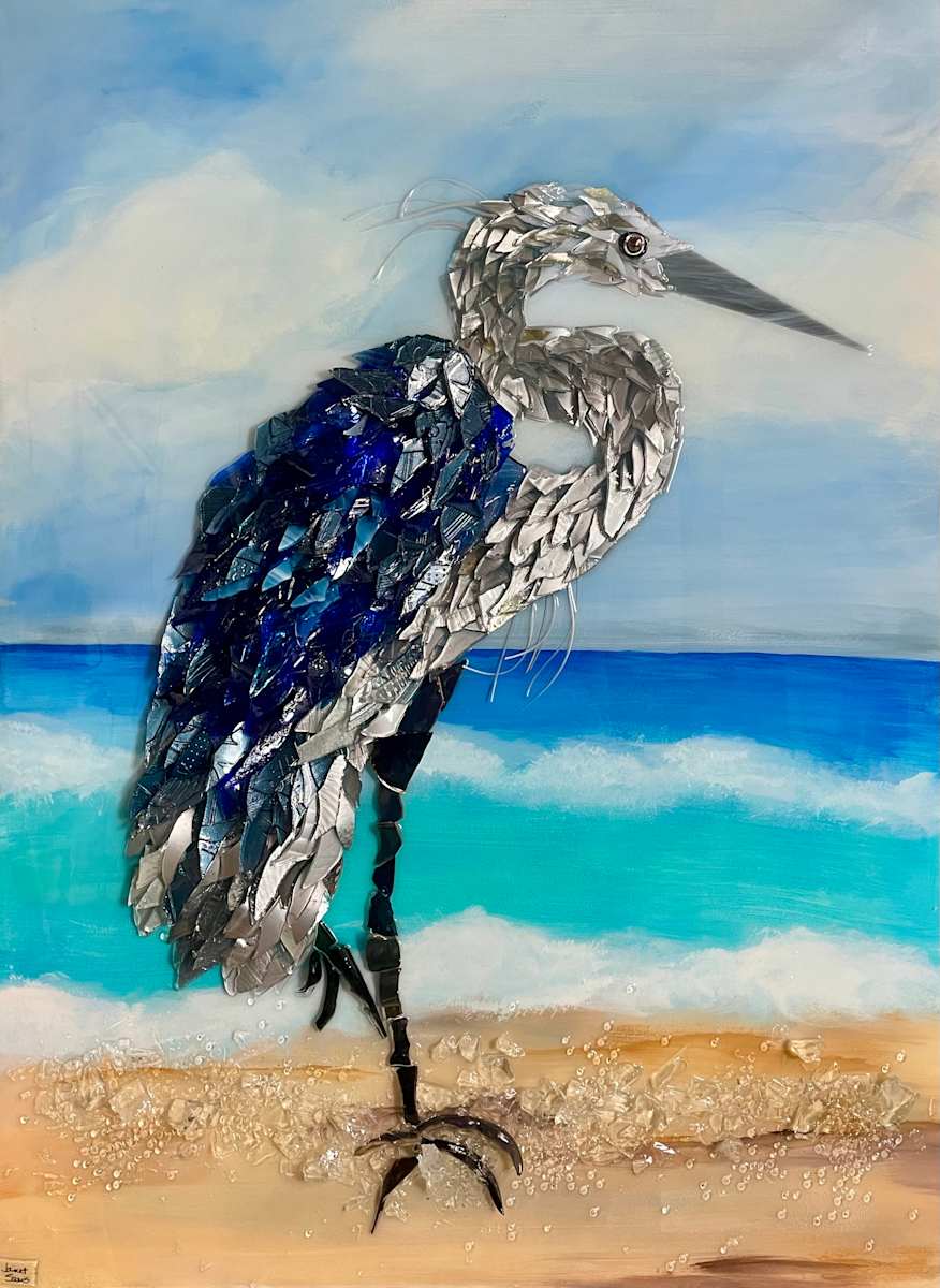 Sulla Spiaggia by Janet Sams 