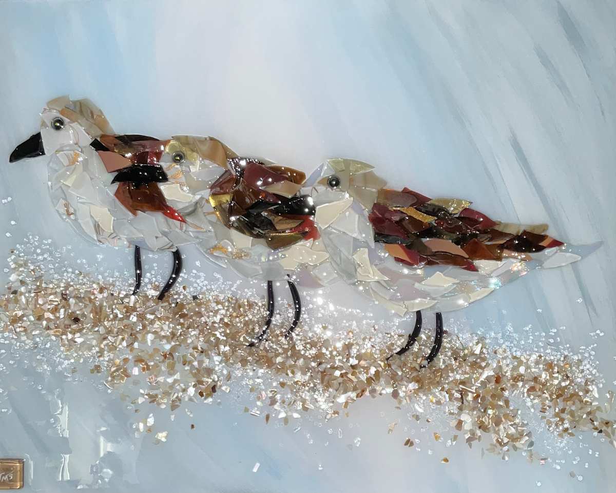 Feisty Feathers by Janet Sams 