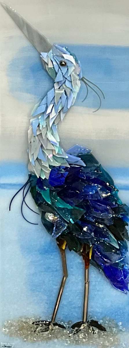 Solitude in Blue by Janet Sams 