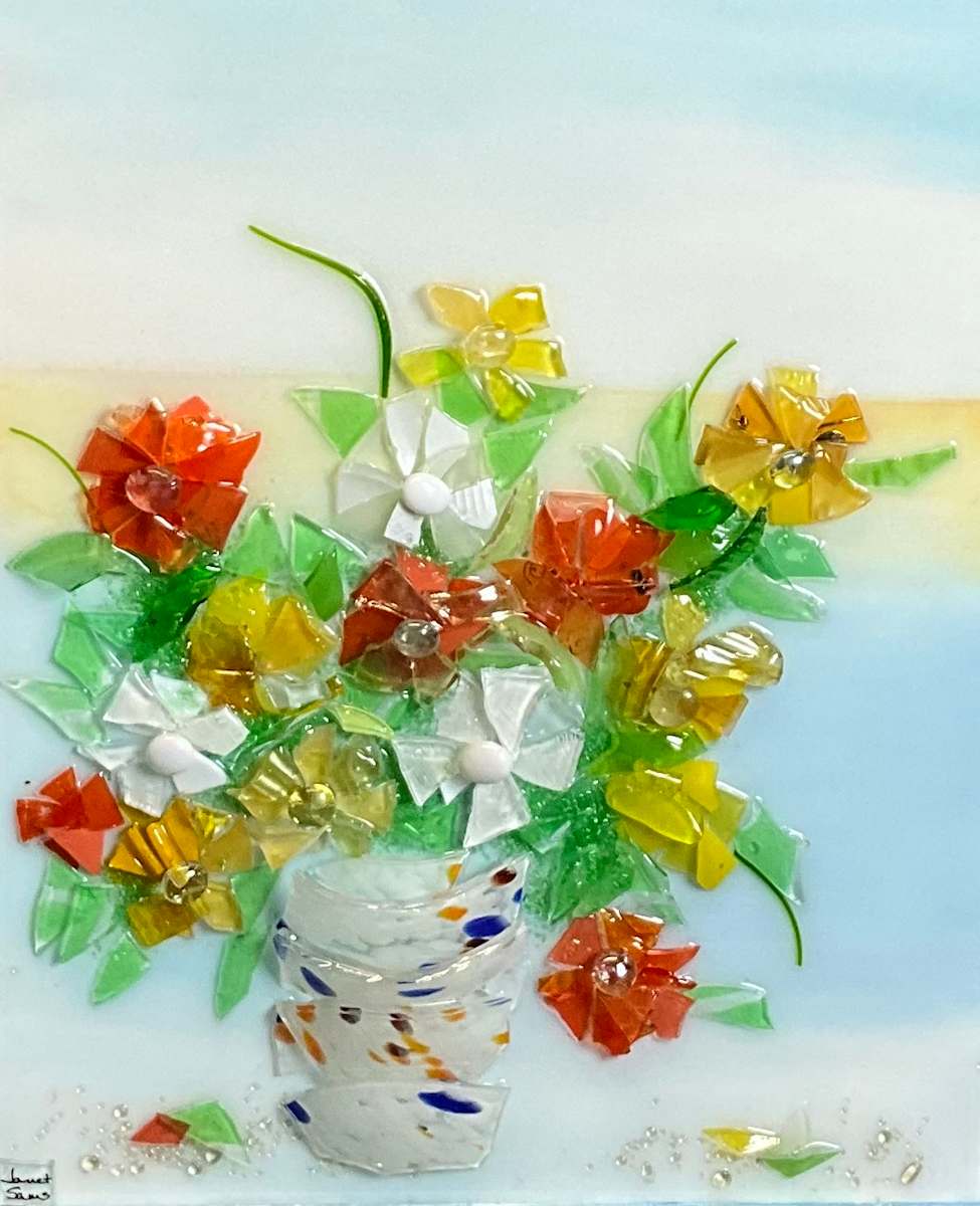 Palette of Petals by Janet Sams 