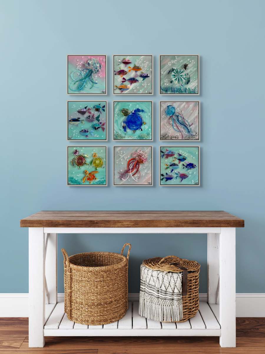 Sweeter Fish-Seaside 1 by Janet Sams 