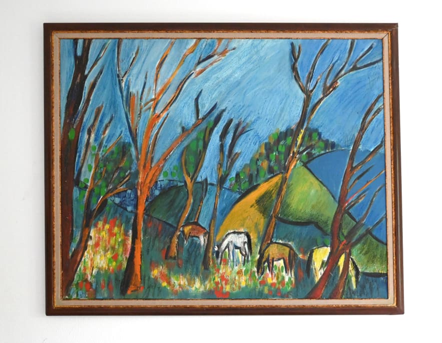 Horses in the Forest by Karl Lund 