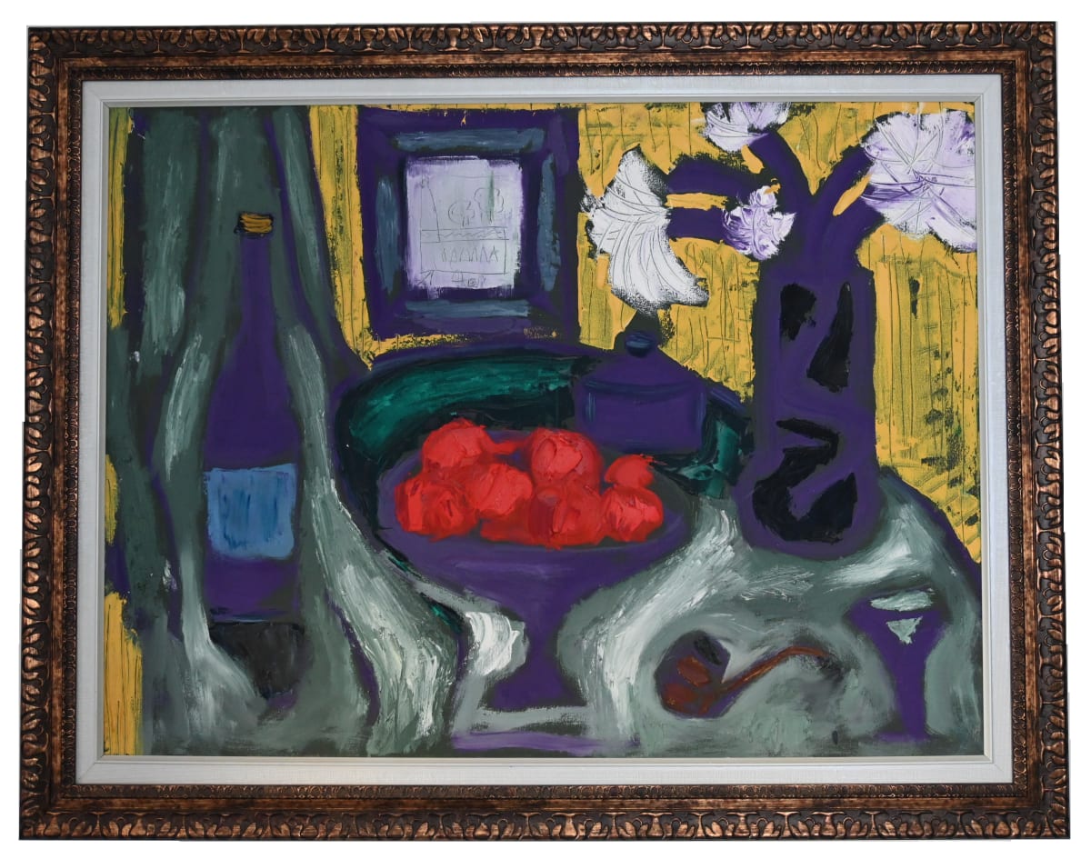 Nature Morte № 2: Red Apples on Table by Karl Lund 