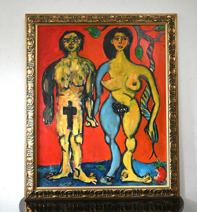 Model and Artist № 19: Adam and Eve by Karl Lund 