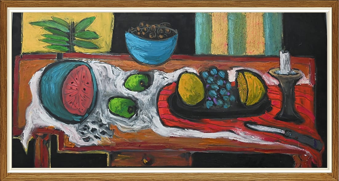 Nature Morte № 4:  Table with Fruits by Karl Lund 