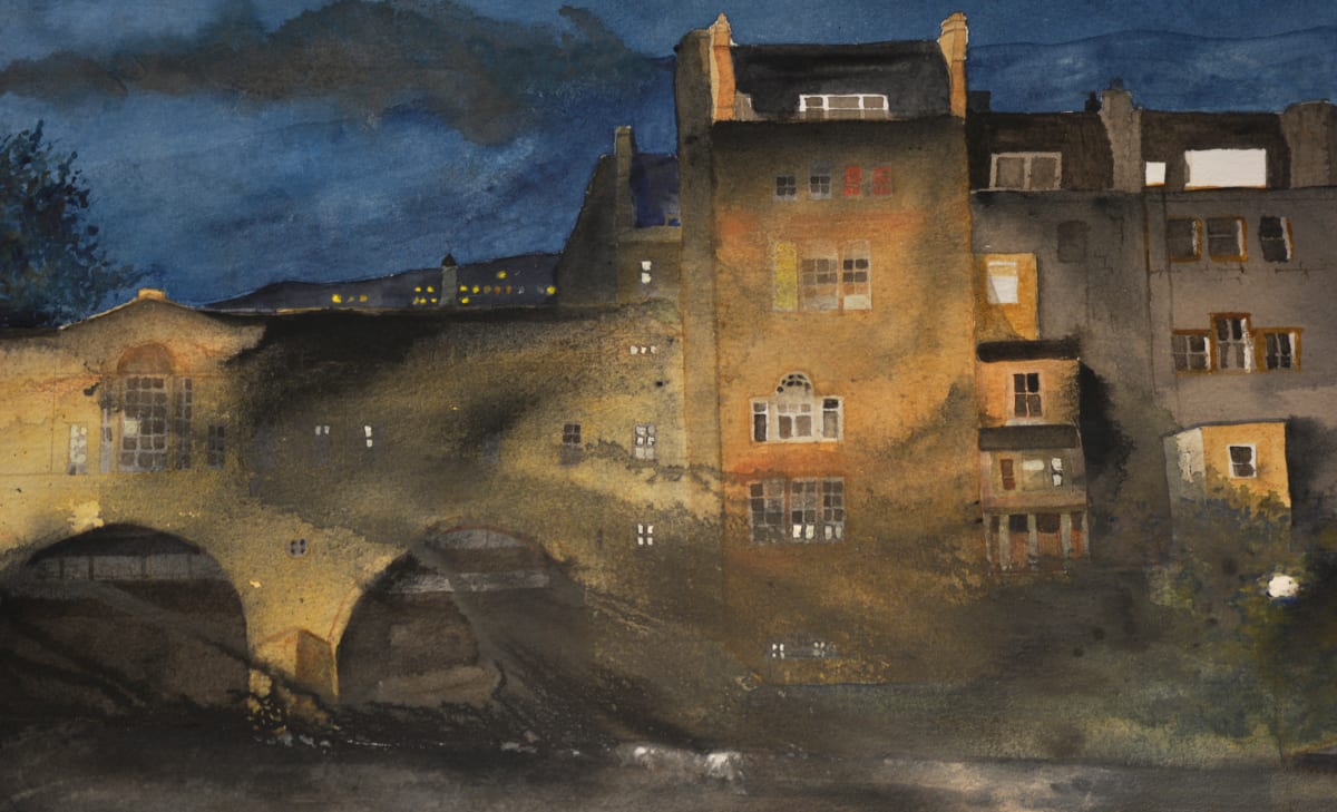 Stormy Night in Bath by Judith Beeby  Image: Stormy night in Bath