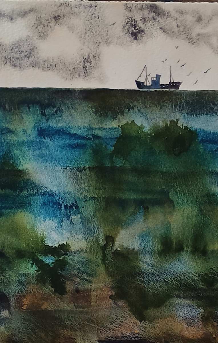 Deep Water Fishing by Judith Beeby  Image: Deep Water Fishing