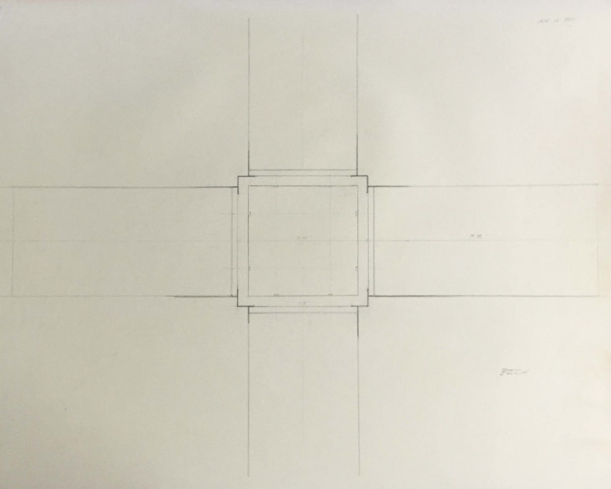 Plan for Sculpture by Vincent Castagnacci 