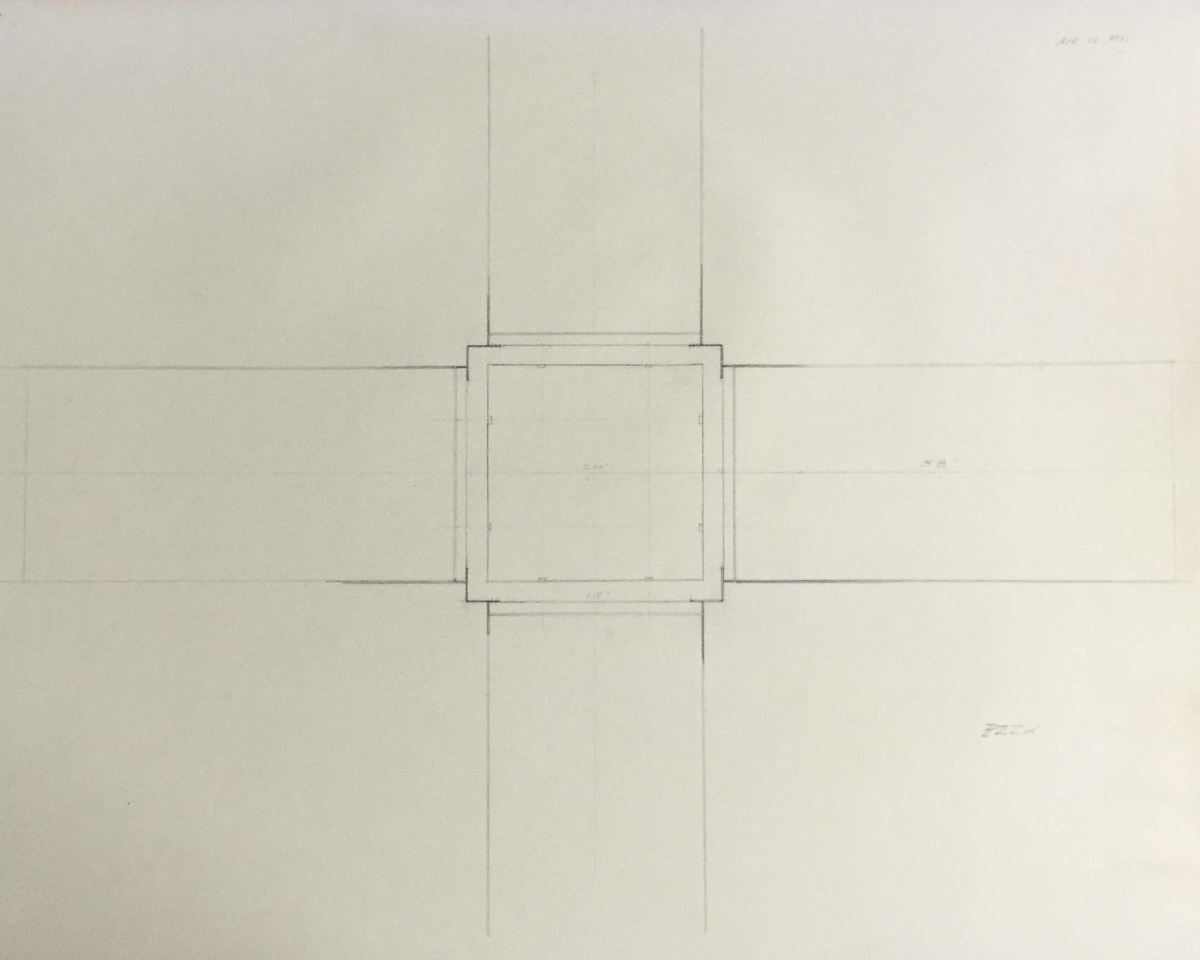 Plan for Sculpture by Vincent Castagnacci, Image 1.