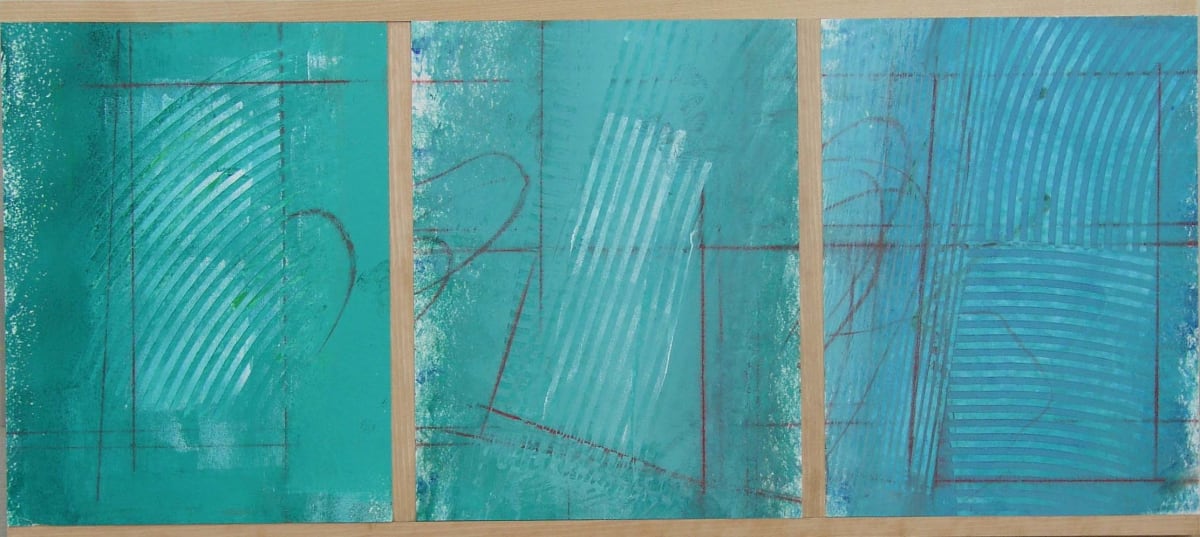 Three notes from a quarry: blue/red line by Vincent Castagnacci 
