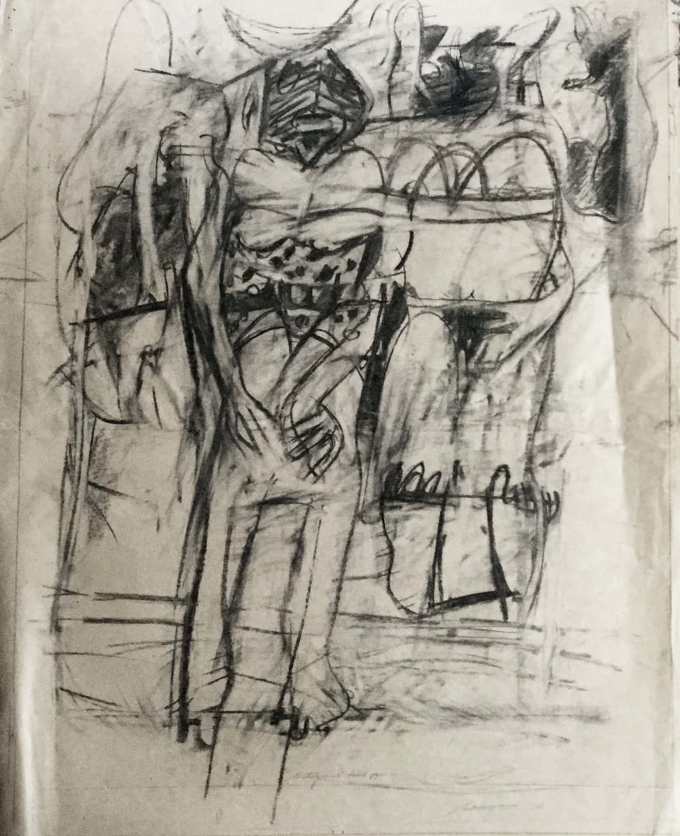 Two Bathers by Vincent Castagnacci 