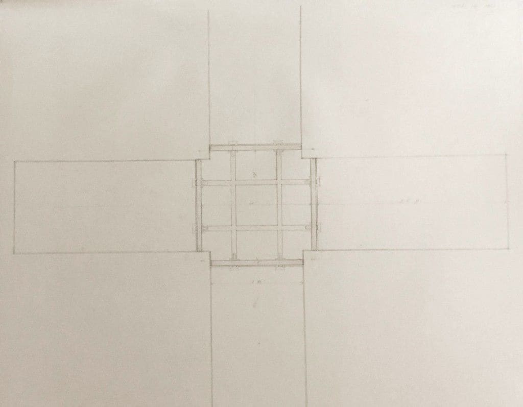Plan for Sculpture by Vincent Castagnacci 