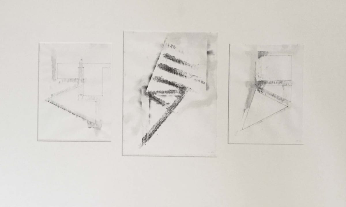 Three pieces: 17.VIII.00, 2.IX.00, 16.VIII.00 by Vincent Castagnacci 