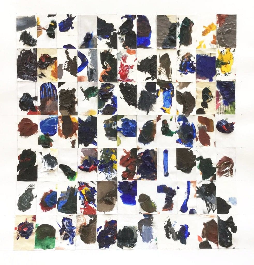 Collage XVI: 1.V.97 by Vincent Castagnacci 
