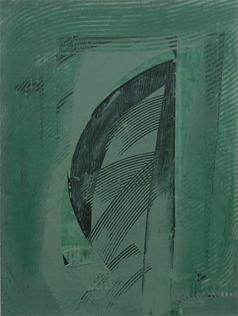 Architonic Series: XII.00 #6 (celadon/black) by Vincent Castagnacci 
