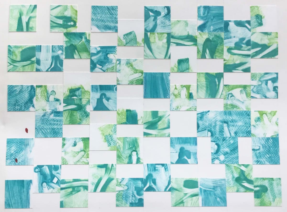 Collage IV: 5.VI.95 by Vincent Castagnacci 