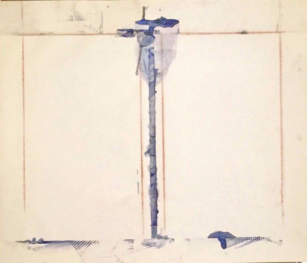 Three Variations: Variation II II.VIII.01-12.VIII.01-14.VIII.01 by Vincent Castagnacci 