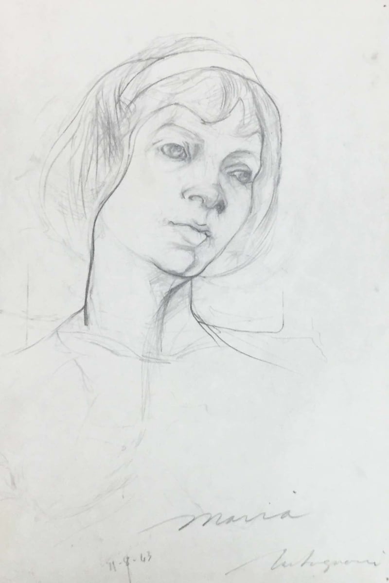 Portrait of Maria, Nov 8 by Vincent Castagnacci 
