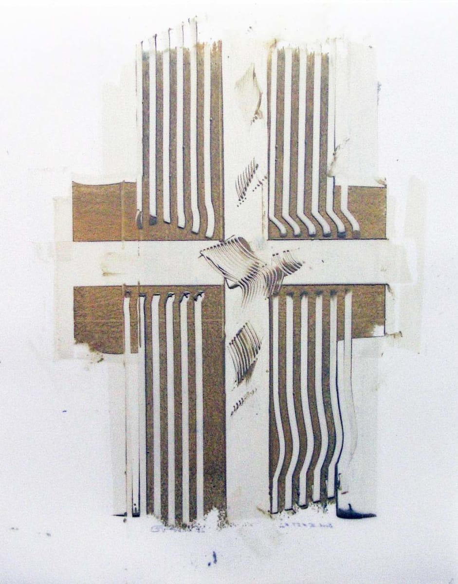 Book II, No. 57: #2, 25.XI.00 Four Corners Variations Series by Vincent Castagnacci 