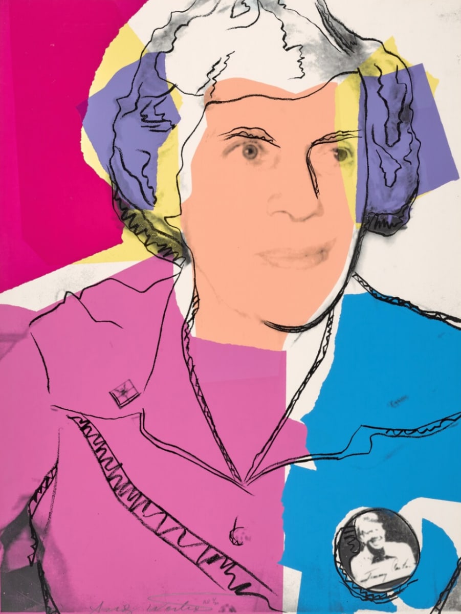 Lillian Carter by Andy Warhol 