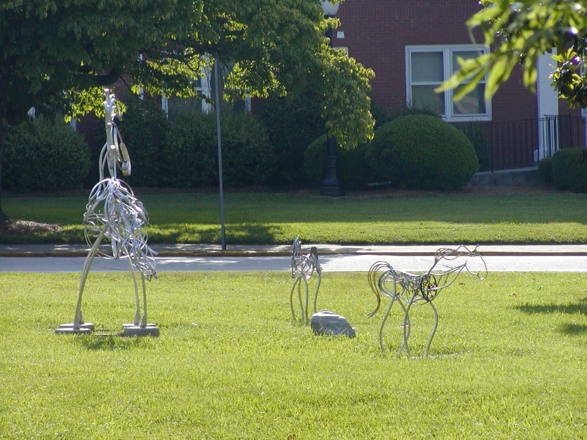 Horse Sculptures by Eric Strauss 