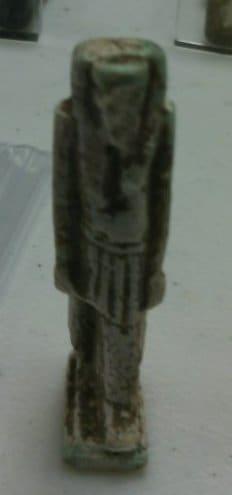 White Egyptian Amulet of Horus by Maker Unknown 