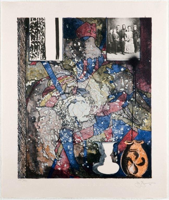 Untitled (American Center, Paris) by Jasper Johns, Image 1.