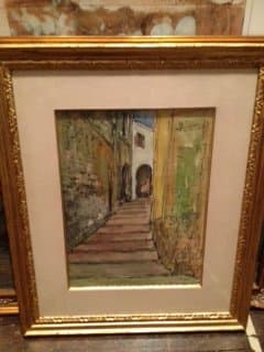 Outdoor Stairway by Gustave Sorel 