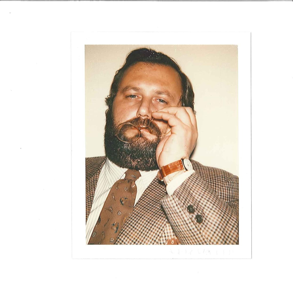 Gianfranco FerreBarbara Molasky (Thick Black Hair, Bangs) 2/1980 by Andy Warhol 