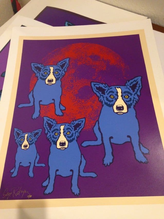 Red Moon by George Rodrigue 
