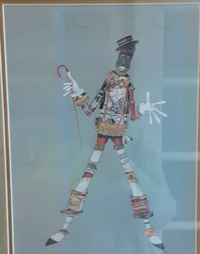 Costume Design for Nipsy Russel as 'The Tin Man', The Wiz by Tony Walton 
