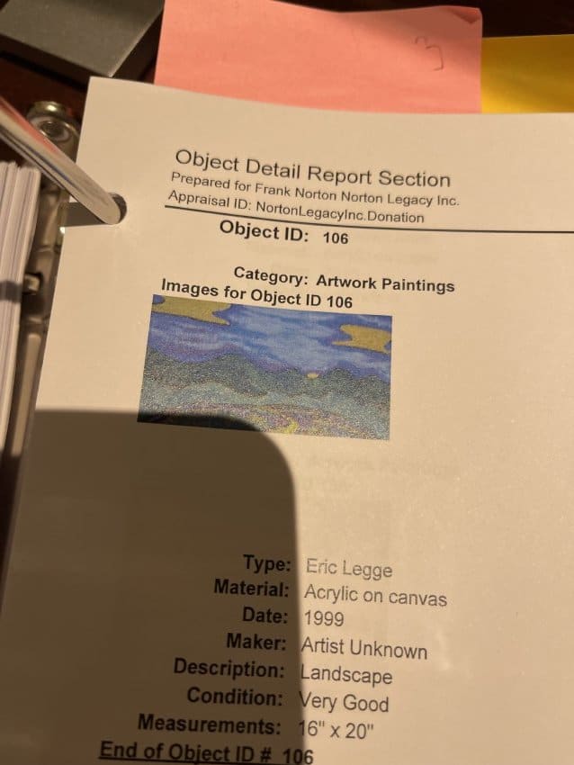 Untitled (Landscape) by Eric Legge 