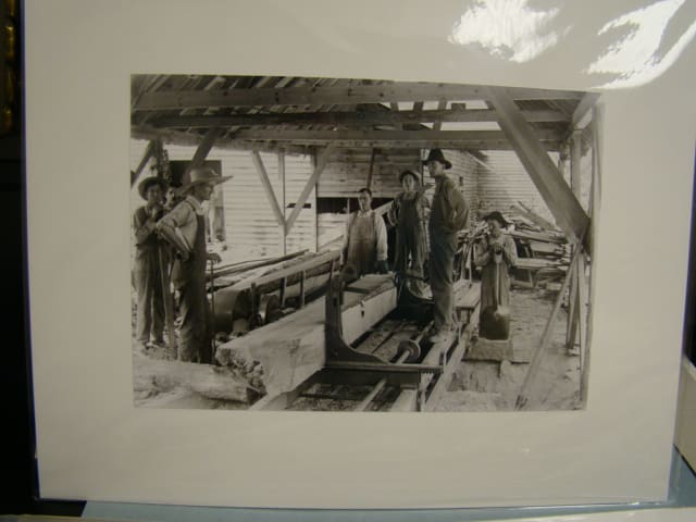 Untitled (Cutting wood) 