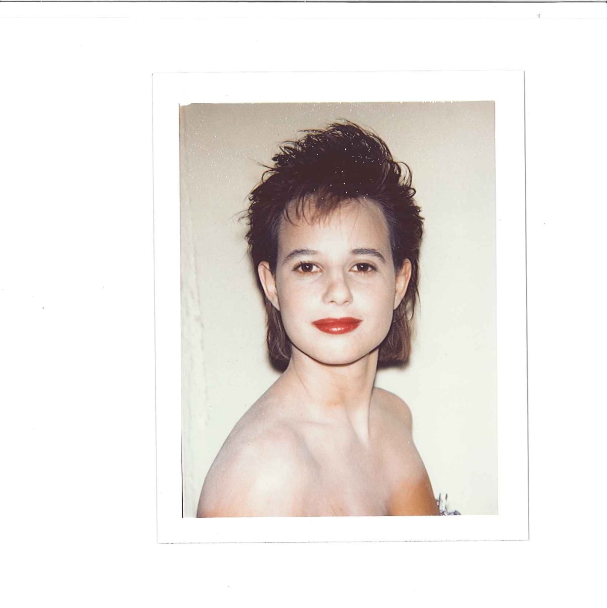 Unidentified Woman (short, spikey hair) by Andy Warhol 