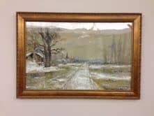 Landscape in Winter by Edmund D. Lewis 