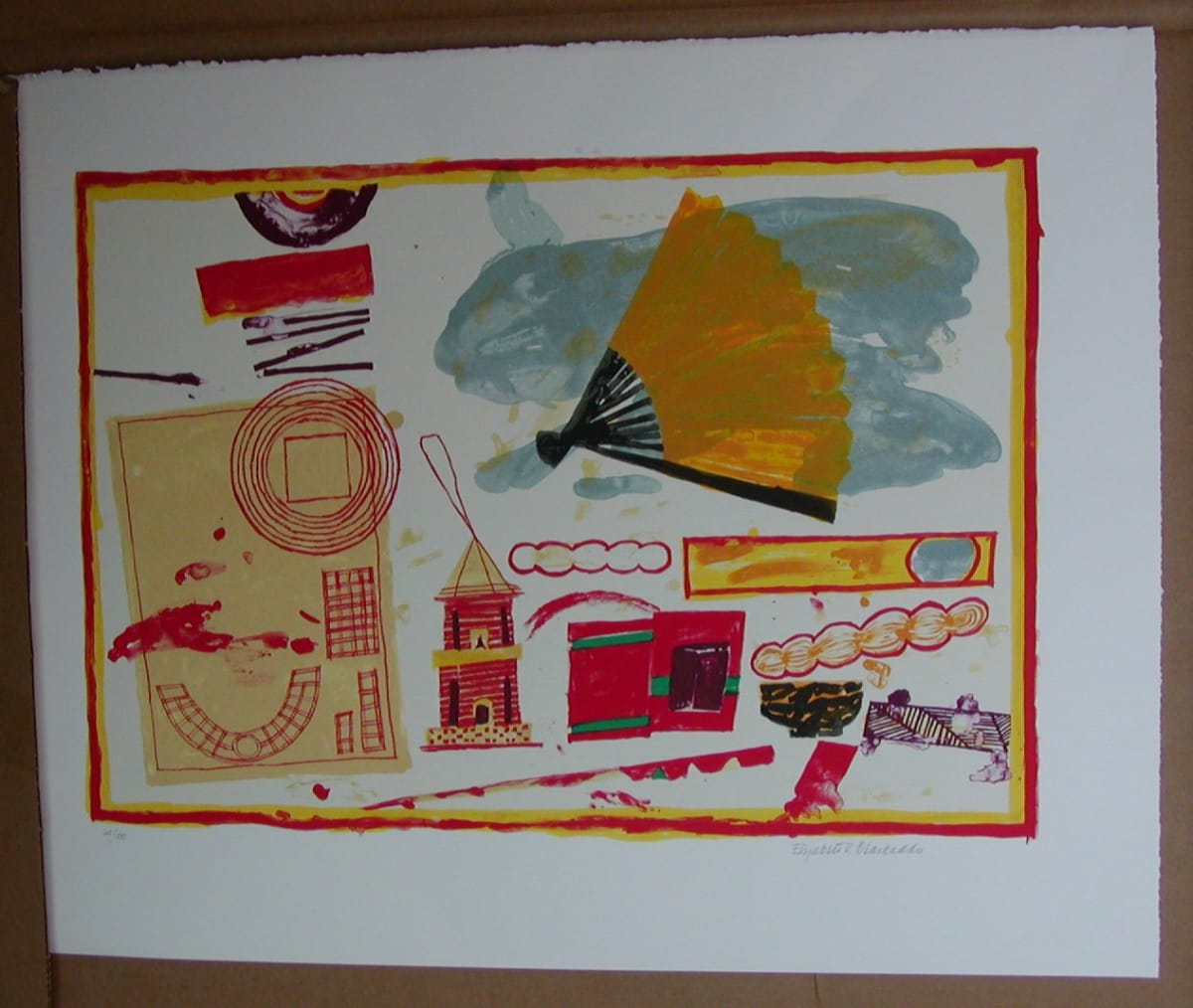 Still Life with Pagoda by Elizabeth Blackadder 