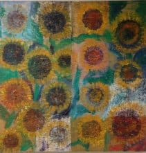 Sunflowers 2 by Hunt Slonem 