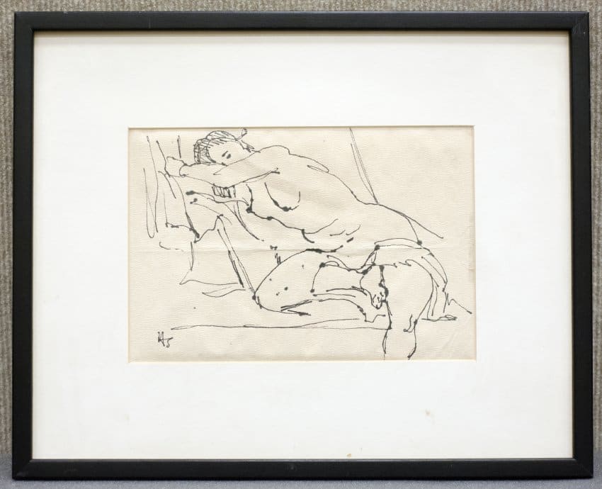 Seated Nude Woman by Unknown 