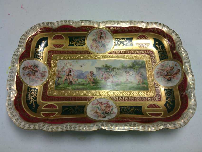 Platter with Cherubs by Maker Unknown, Image 1.