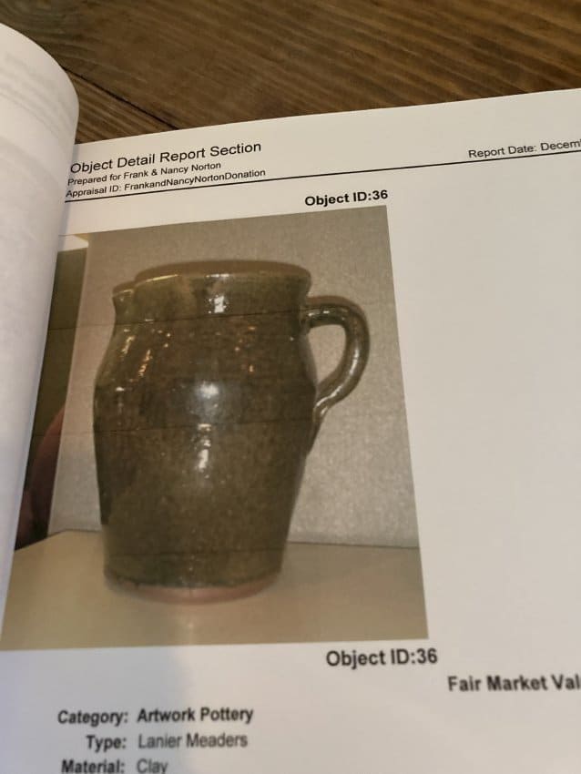 Pitcher by Lanier Meaders 
