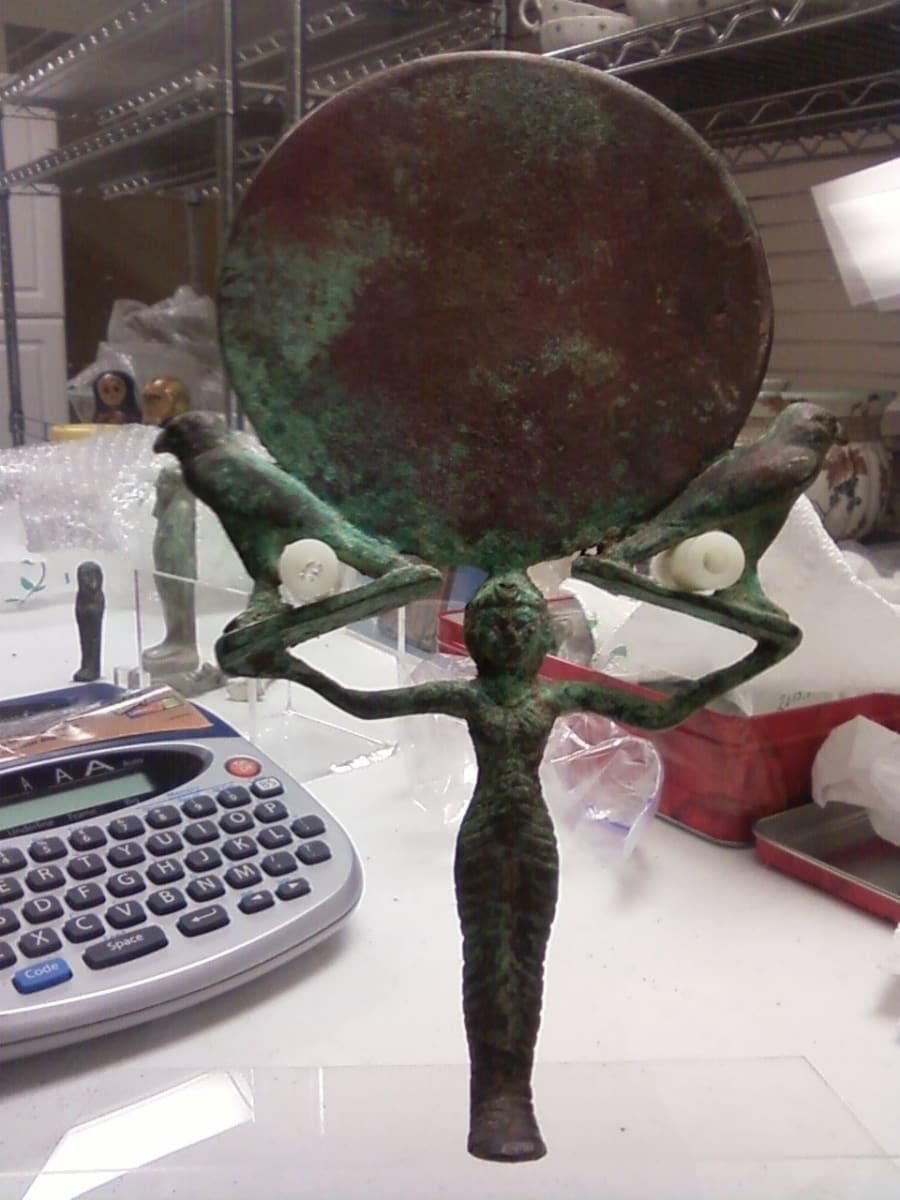 Egyptian Mirror by Maker Unknown 